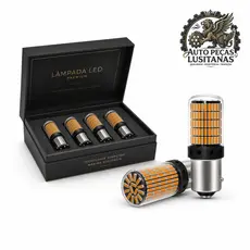 [Envio de São Paulo] Par Lâmpada 150 Leds Bem Forte 44w 12v 1 Polo Pino Alinhado 1156 Luz de Ré Com Canbus para Veículo