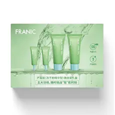 Franka Aloe Vera Gel Pó Liofilizado Essência Portátil Hidratante Rejuvenescedor Caixa de Presente Refrescante Controle d
