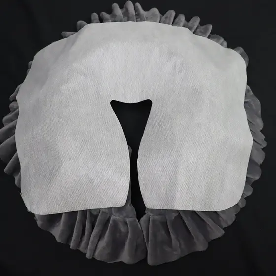 Toalha descartável para salão de beleza, massagem não tecida, travesseiro de cabeceira, almofada espessada, travesseiro