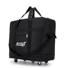 Bolsa de bagagem com rodas, grande capacidade, grande capacidade, armazenamento à prova d'água, resistente ao desgaste,