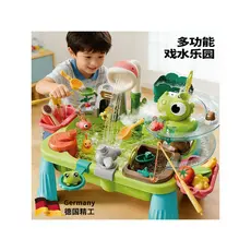 Crianças alemães máquina de lavar louça parque aquático brinquedos jogar casa jogando torneira mesa água cozinha bebê jo