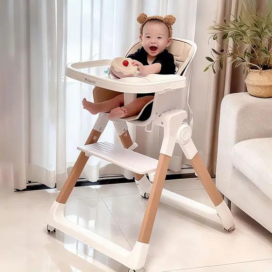 Alemão NaturaBloom Cadeira de jantar para bebês multifuncional dobrável doméstico alargamento espessamento mesa de bebê