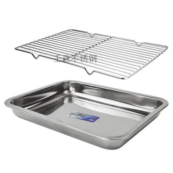 Rack de grade de aço inoxidável, rack de drenagem de óleo, separador de óleo, controle de óleo de fritura, malha de chur