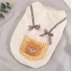 High-End roupas para cães outono inverno bonito bolso moletom Pet pequeno médio tamanho cães gatos Teddy Bichon primaver