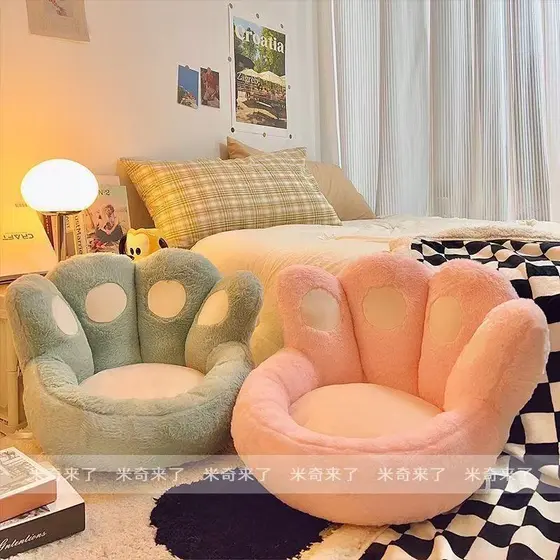 Almofada de garra de gato chão sofá preguiçoso Tatami Futon quarto doméstico Bay janela cobertor cabeceira escritório se