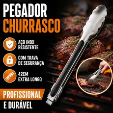 1 x Mu Bet Mum Chó 42 cm Stainless Steel Universal Professional Kitchen Cooking Barbecue Tongs