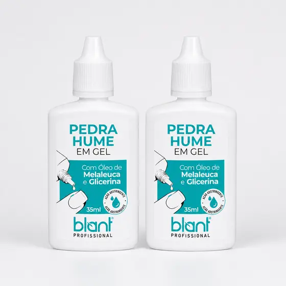 Kit 2 Pedra Hume em Gel Blant Profissional 35ml