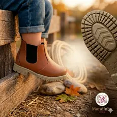 Botinha Infantil Masculina Jeca Direto Da Fábrica Bota Country Menino Solado Reforçado Café Preto Caramelo