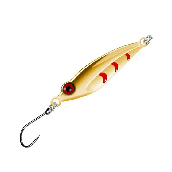 Dupladuoyu 1 Pcs Micro Metal Jig Mini VIB Isca 2.5g/4.5g Fundido Colher Pesca Peixe Lantejoulas Iscas De Artificial