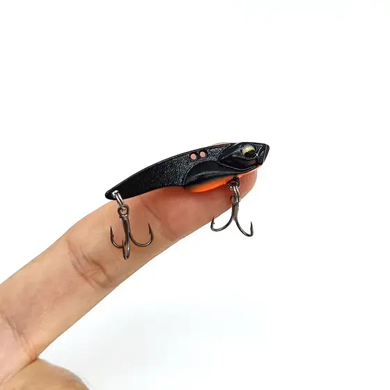 Dupladuoyu 1 Pcs Metal Jig Isca De Pesca 3.5g/5g/8g Colher Artificial VIB Spinner Afundando Vibetion Ganchos Agudos Equi
