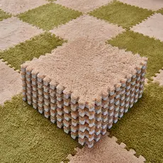 Costura tapete quarto completo doméstico quadrado quebra-cabeça tapete de pelúcia eva espuma tapete Tatami