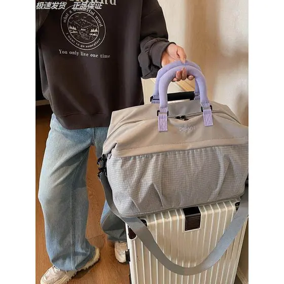 Bolsa de bagagem para roupas de grande capacidade, portátil, curta distância, bolsa de viagem para negócios, academia, l