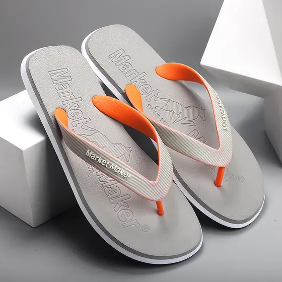 Chinelos de borracha de verão chinelos esportivos masculinos exterior Wear praia antiderrapante slides ao ar livre