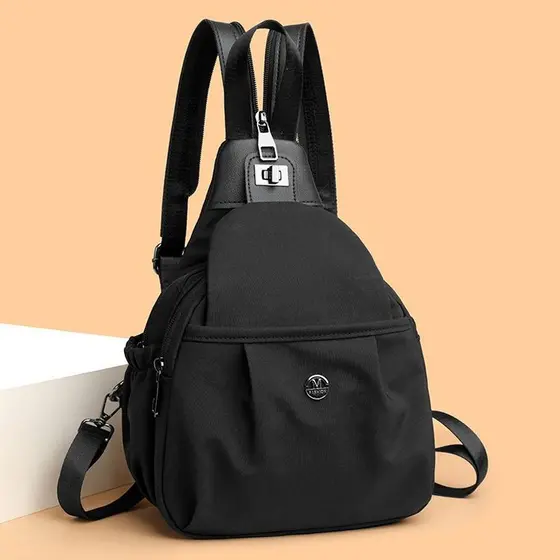 Mochila leve feminina Oxford pano 2025 novo estilo moda na moda lona náilon Casual Mini mochila à prova dwaterproof água