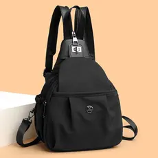 Mochila leve feminina Oxford pano 2025 novo estilo moda na moda lona náilon Casual Mini mochila à prova dwaterproof água