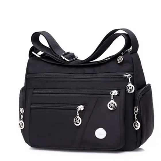 Oxford pano mensageiro saco feminino 2024 novo estilo primavera bolsa feminina de meia-idade grande capacidade viagem um