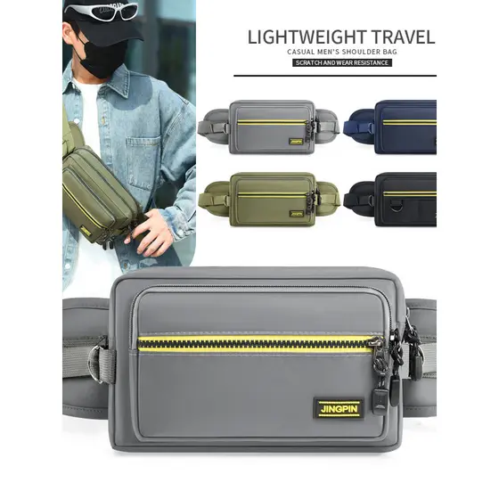 Bolsa de cintura multifuncional para celular, resistente ao desgaste, esportes ao ar livre, masculina, grande capacidade