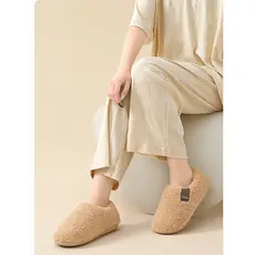 Frete grátis acima de 2 frete grátis sapatos de algodão de salto feminino inverno interior antiderrapante quente sola ma