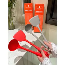 Qualidade de exportação!Espátula de Silicone macio frigideira antiaderente espátula cozinha panelas domésticas espátula