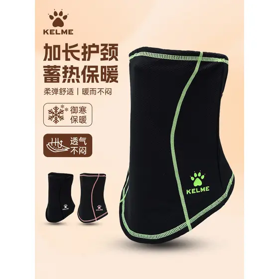 Kelme kelme babador de lã multiuso masculino feminino inverno à prova de vento à prova de frio quente pescoço proteção c