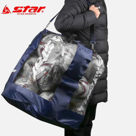 Estrela estrela bola saco de treinamento de futebol grande saco de bola equipamento saco de cordão saco de basquete saco
