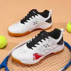 Sapatos de Badminton profissional sapatos masculinos 2026 novo estilo malha respirável antiderrapante resistente ao desg