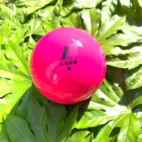 Lanhua genuíno lanhua cor fluorescente arte ginástica bola 18.5cm dança aeróbica adereços meninas arte bola