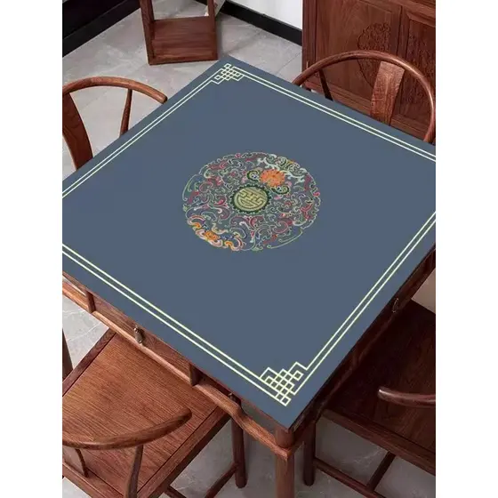 Mão esfregada mahjong toalha de mesa esteira engrossado silenciador pano de mesa jogando cartas ovos mahjong máquina qua