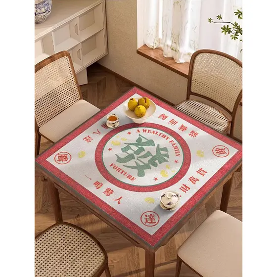 Mahjong pano toalha de mesa esteira de pôquer doméstico engrossado silenciador Anti-deslizamento mão esfregando mahjong