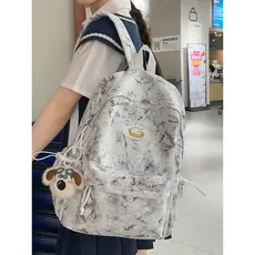 Estudantes universitários do ensino médio moda All-Match mochila feminina