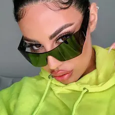 Óculos de sol feminino na moda High-End rosto redondo óculos de sol masculino 2023 novo estilo condução Anti-ultraviolet