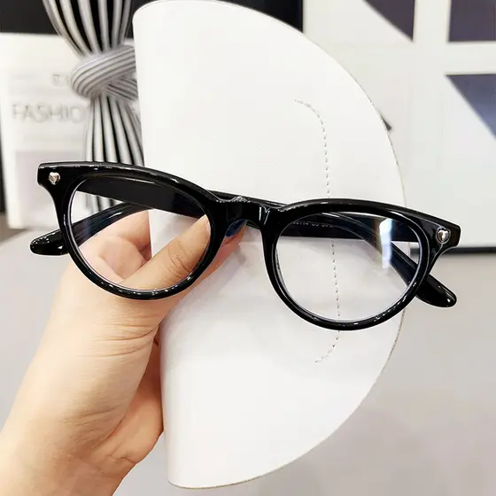 Óculos anti-radiação anti-azul-ray sem rosto ferramenta útil olhos rosto redondo rosto grande pode ser equipado com grau