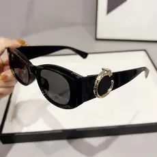 Óculos de sol estilo europeu americano feminino High-End grande rosto óculos de sol masculino Anti-ultravioleta 2026 Ret
