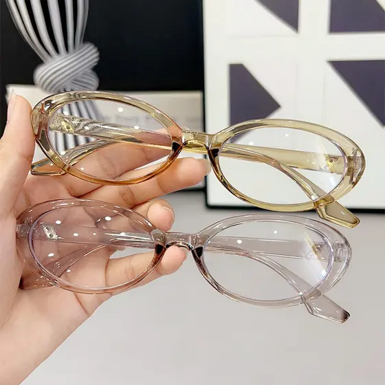 Armação de óculos estilo influenciador proteção contra radiação homens miopia olhos rosto liso ferramenta útil proteção