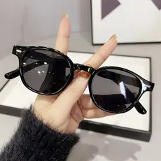 Óculos de sol feminino 2025 novo estilo Anti-ultravioleta óculos de sol masculino High-End sentimento rosto redondo gran