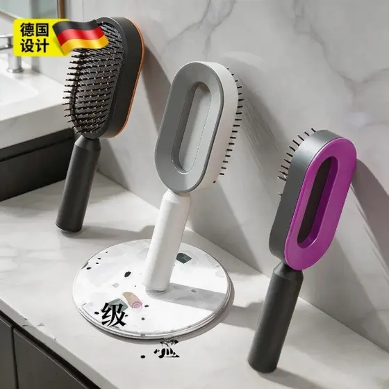 Crianças oco pente não-nó pente senhoras Airbag pente especial cabelo longo cabelo reto almofada de ar pente massagem gr