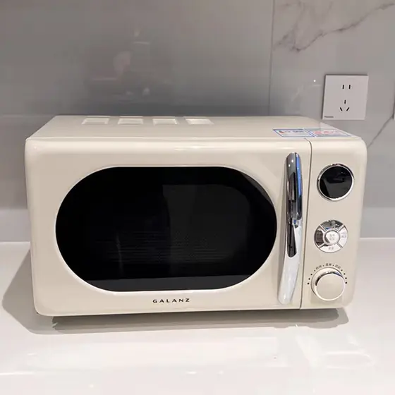 Grans estilo Retro forno de microondas 20L pequeno Mini doméstico totalmente automático novo produto oficial 2024 oficia