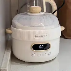 Zhigao panela de guisado elétrica ninho de pássaro panela de guisado à prova de água panela de sopa automática doméstica