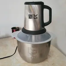 5L moedor de carne doméstico elétrico aço inoxidável moedor carne macarrão batedor alho pimenta máquina cozinha utensíli