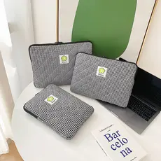 Ins estilo nova treliça Floral bolsa de arquivo de embreagem 43cm bolsa para Laptop adequada para Tablet 11ipad forro sa