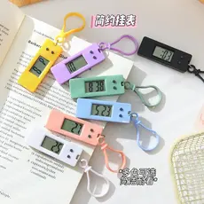 Mini relógio eletrônico simples Trapezoidal estudante relógio de parede eletrônico Desktop mudo pequeno relógio exame de