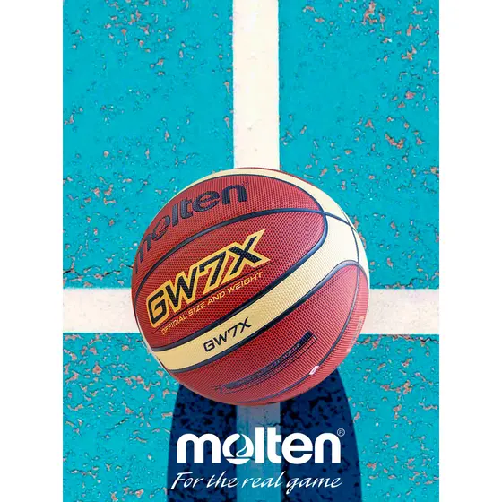 Basquete fundido fundido GW7X Basquete interno e externo com piso de cimento resistente ao desgaste No. 7 Crianças Estud
