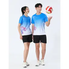 Terno de treino e campo masculino feminino terno de treinamento de competição de manga curta teste corporal de secagem r