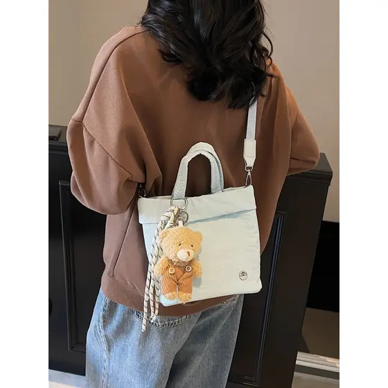Simples elegante elegante pequeno saco 2025 novo estilo na moda INS bolsa texturizada Cross-body saco feminino Casual