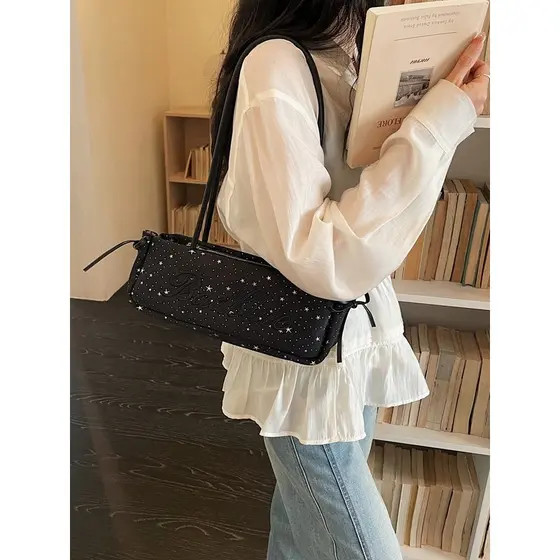High-End Baguette saco feminino grande capacidade moda um ombro axilas bolsa 2026 novo estilo na moda Casual saco elegan