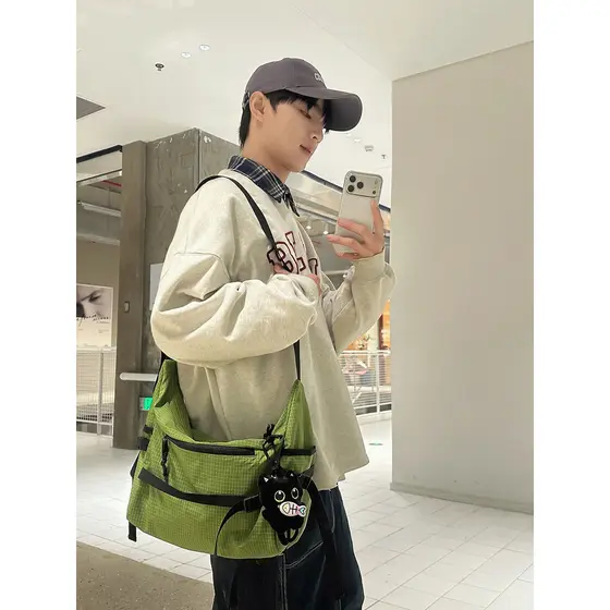 Estilo japonês ferramentas estilo mensageiro saco grande capacidade All-Match estudante 2026 novo estilo na moda bolsa d