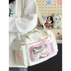 2025 novo estilo saco de dor feminino grande capacidade Commuter mensageiro saco feminino leve estudante universitário c