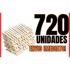 Kit 120 a 720  Prendedor Pregador de roupas de madeira pregador promoção