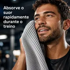 Toalha Esportiva Refrescante Gelada com Estojo, Toalha Absorvente para Academia e Corrida