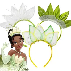 Conto De Fadas Princesa E O Sapo Tiana Bandana Meninas Festa De Aniversário Acessórios De Dramatização